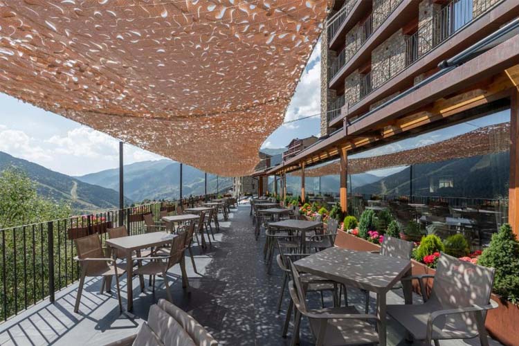 Terrace - Hotel Naudi Boutique - Soldeu