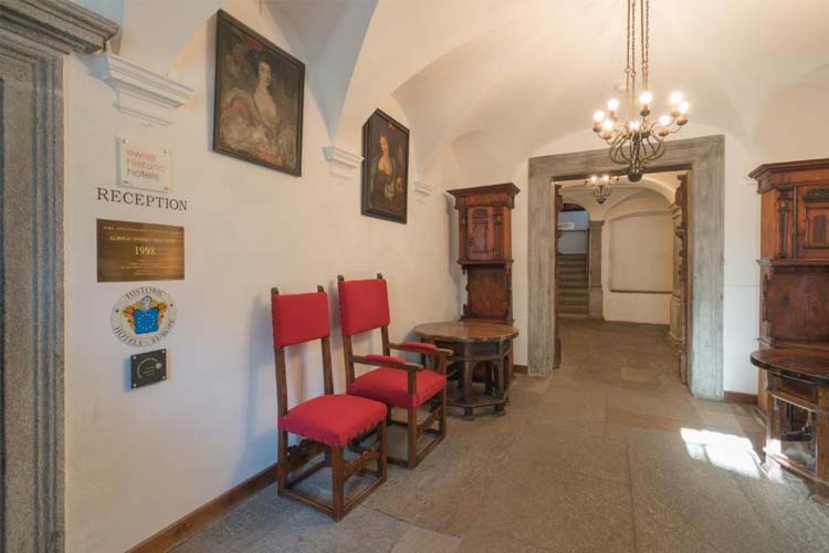 Entrance - Hotel Palazzo Salis - Soglio