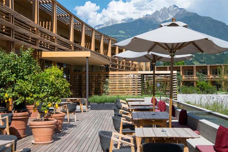 Terrace - VillaVerde Aparthotel - Lagundo