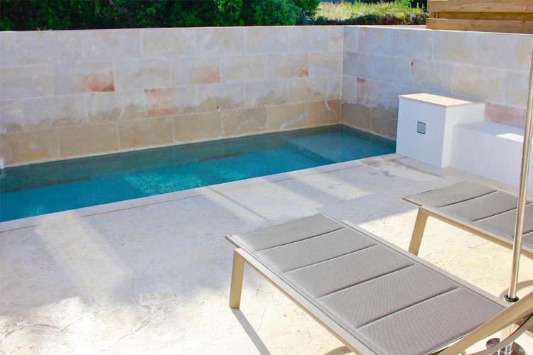Junior Suite with Private Pool - Hotel Rural Binigaus Vell - Es Migjorn Gran