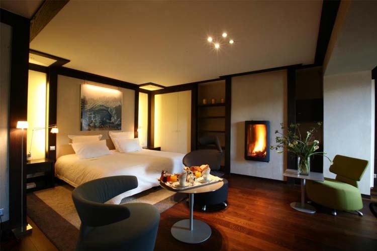 Deluxe Double Room with Fireplace - Albert 1er - Le Hameau Albert 1er - Chamonix Mont-Blanc