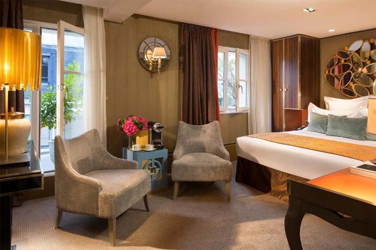 Deluxe Double Room with Terrace - Hotel Baume - Paris