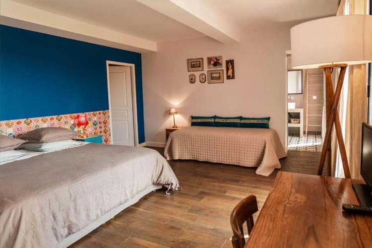 Superior Triple Room with Garden and Mountain View - First Floor - Clos des Aspres - Ortaffa