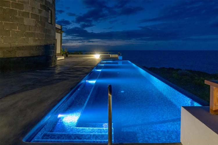 Night Pool View - Lighthouse on La Palma Island - Barlovento