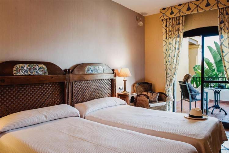 Twin Room with Garden View - B Bou Hotel la Viñuela & Spa - La Viñuela