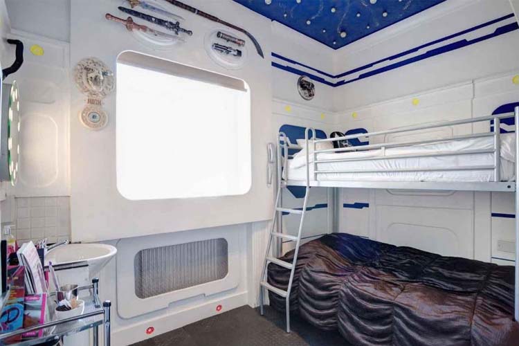 Bunk bed room - Lord Vader - Hotel Pelirocco - Brighton