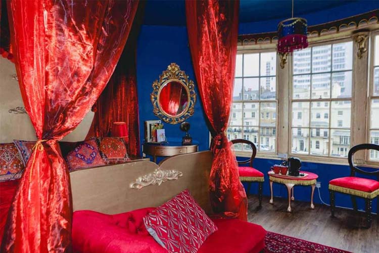 Superior Double - Salon Rouge - Hotel Pelirocco - Brighton