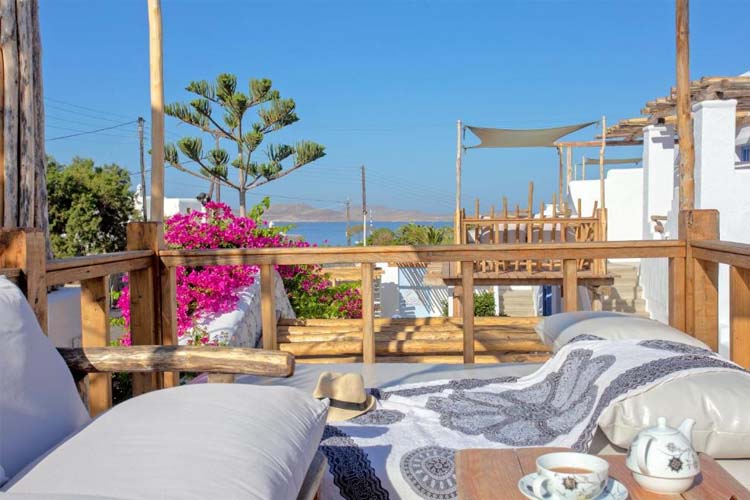 Warm Hug - Outdoor Whirlpool with partial Sea view - Apsenti Hotel - Couples Only - Mykonos