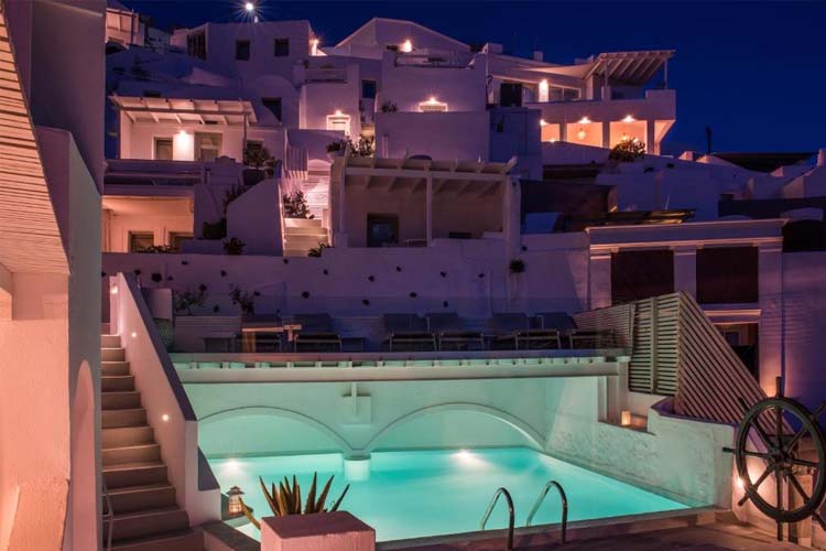 Night View - On the Rocks - Imerovigli