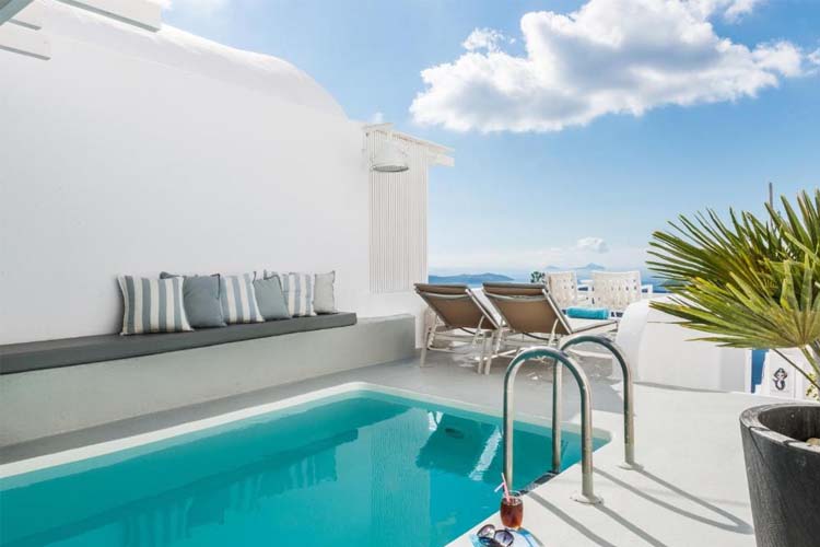 Master Suite with Private Pool and Caldera View - On the Rocks - Imerovigli