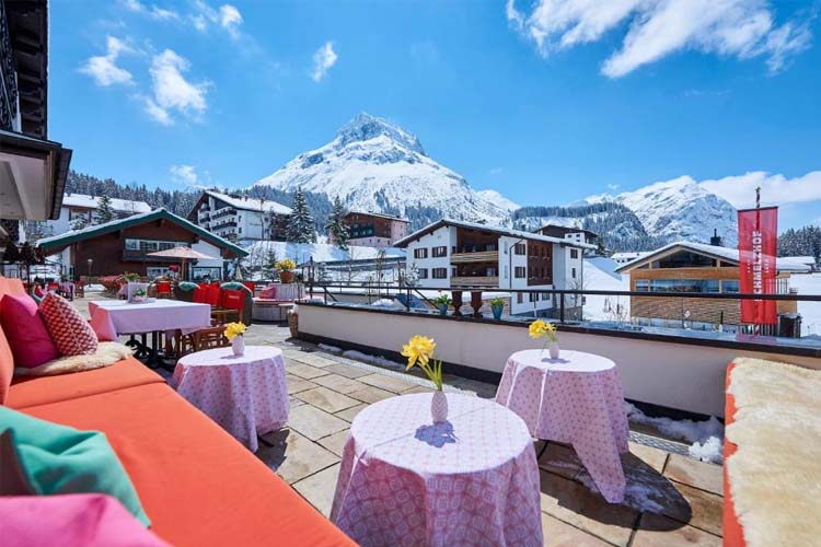 Terrace - Boutique-Hotel Schmelzhof - Lech am Arlberg