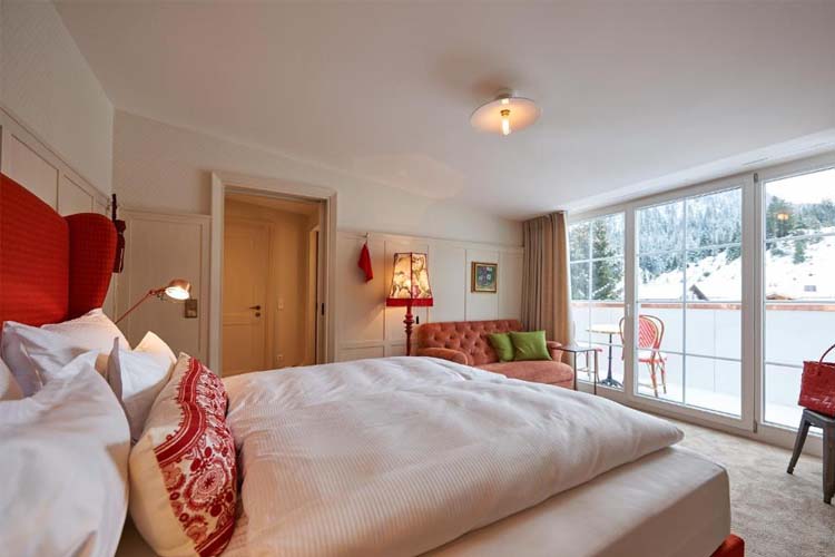 Deluxe Double Room with Balcony - Boutique-Hotel Schmelzhof - Lech am Arlberg