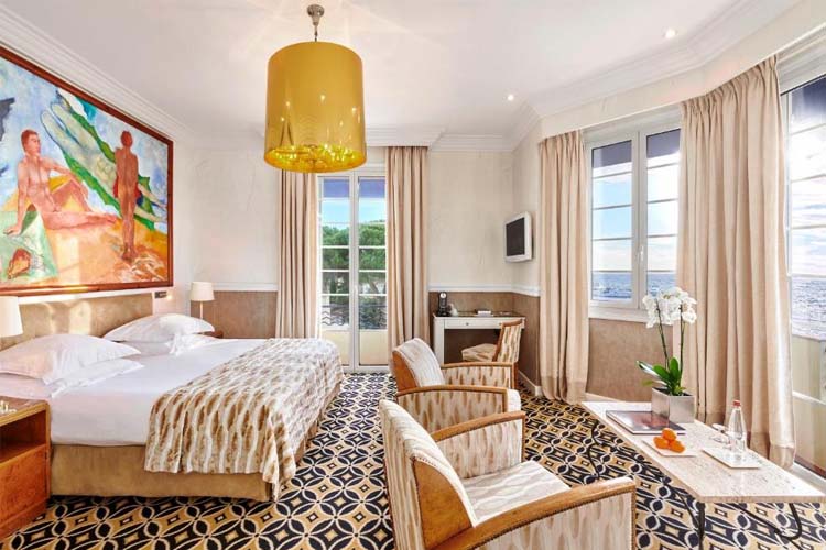 Double Room with Panoramic Sea View - Hotel Belles Rives - Juan-Les-Pins