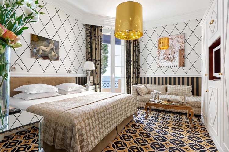 Deluxe Room with Sea View - Hotel Belles Rives - Juan-Les-Pins