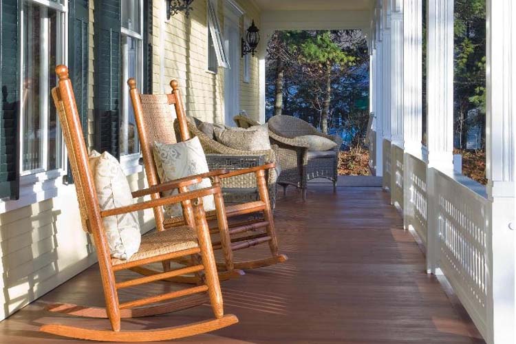 Porch - Jackson House Inn - Woodstock