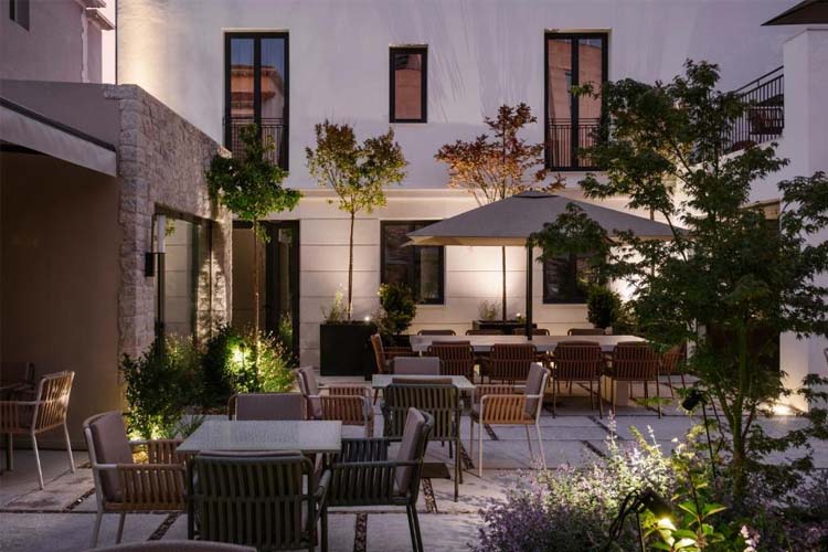 Terrace - Hotel Rhin Garden - Santander