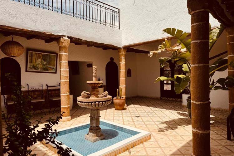 Patio - Riad Eucalyptus Ethnic Hotel - Essaouira