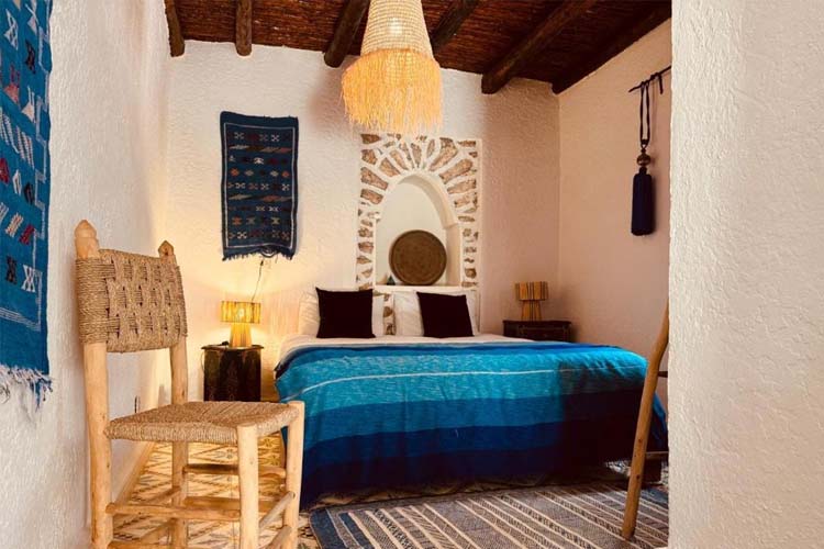 Double Room with Private Bathroom - Riad Eucalyptus Ethnic Hotel - Essaouira