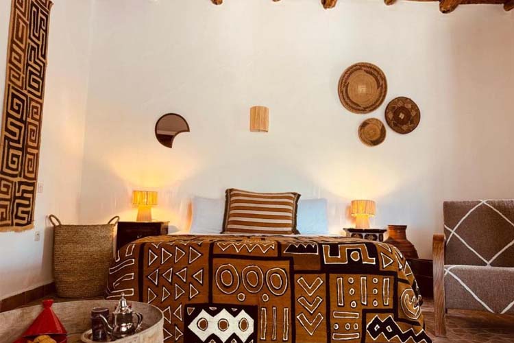 Deluxe Double Room with Extra Bed - Riad Eucalyptus Ethnic Hotel - Essaouira