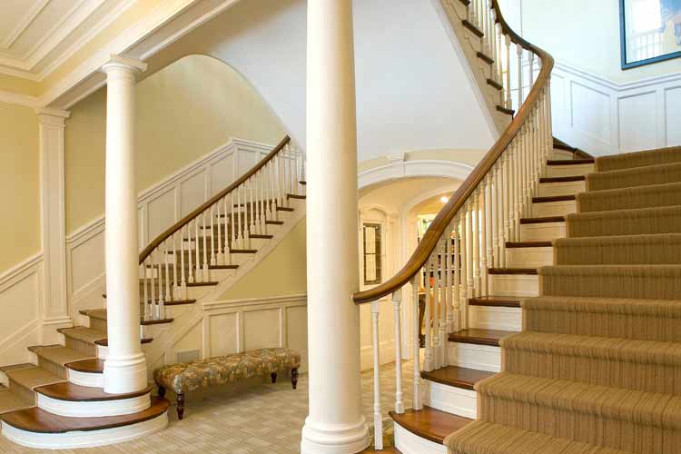 Staircase - Vanderbilt Hotel - Newport