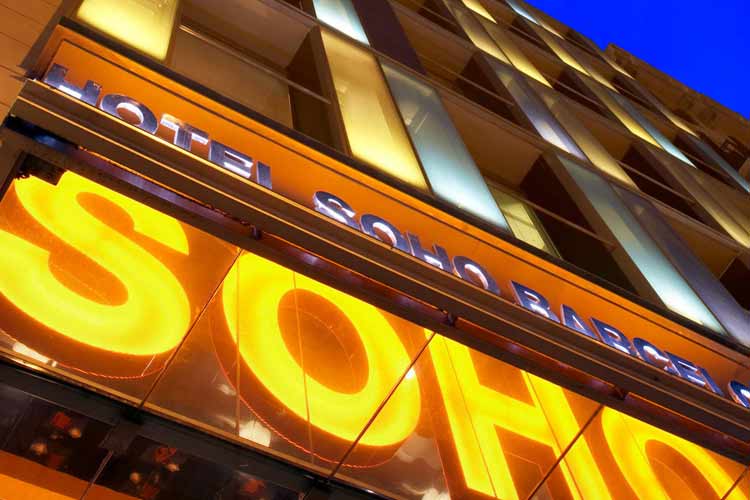 Facade - Hotel Soho - Barcelona