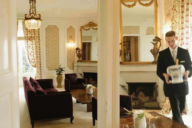 Salon - Hotel Des Trois Couronnes - Vevey