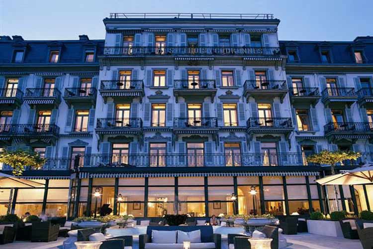 Facade - Hotel Des Trois Couronnes - Vevey