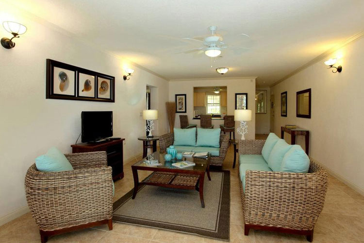 Living Room - Beach View - BARBADOS