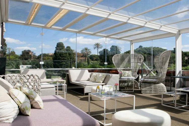 Terrace - Palazzo Manfredi - Relais & Châteaux - Rome