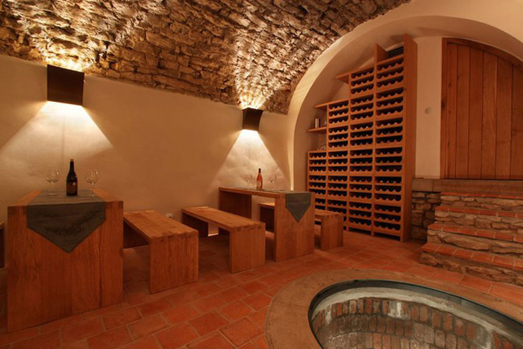 Wine Cellar - At the Green Grape - Prag
