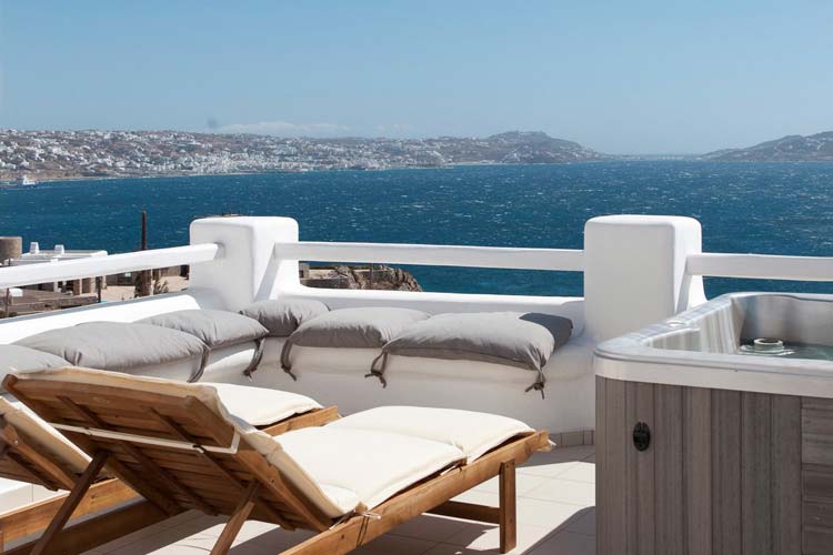 Deluxe Outdoor Spa - Rocabella Mykonos Art Hotel & Spa - Mykonos