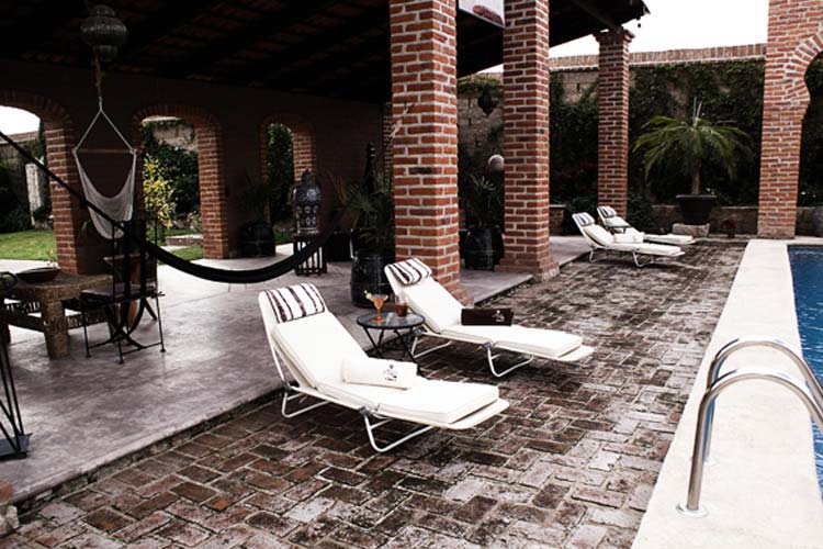 Swimming Pool Terrace - Hacienda la Magdalena - Guadalajara
