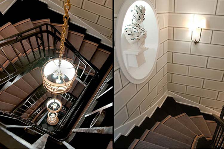 Staircase - Hotel Recamier - Paris