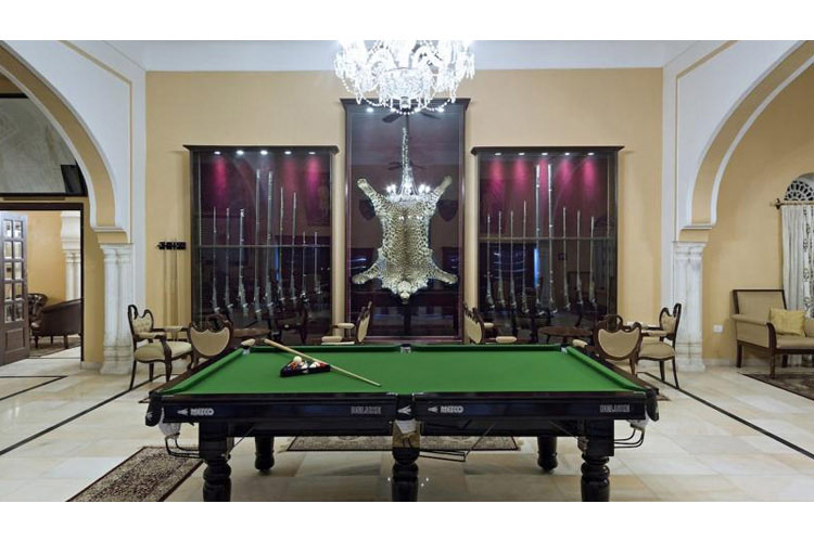 Billiard Room - Alsisar Mahal - Heritage Hotel - Alsisar