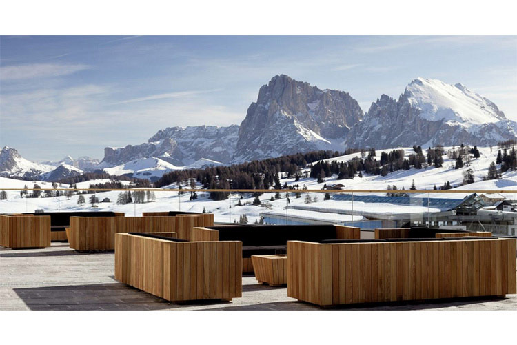 Outdoor Terrace - Alpina Dolomites - Alpe di Siusi