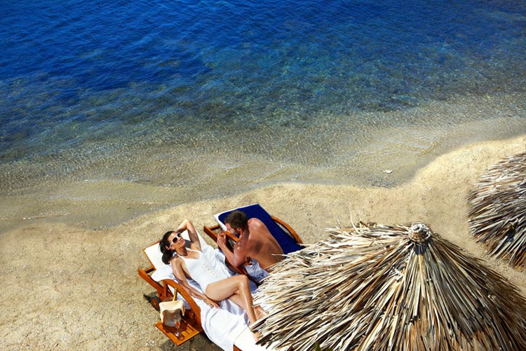 Private Beach - Kivotos Mykonos Hotel - Mykonos