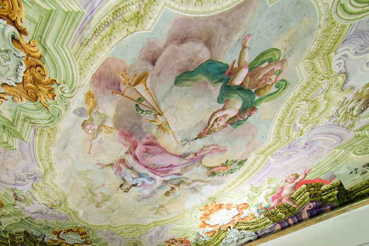 Detail of the Ceiling - Maison Tofani - Costa de Sorrento