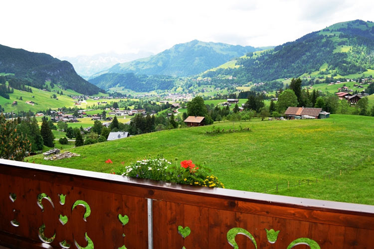 View from the Suites - Hotel le Grand Chalet - Gstaad