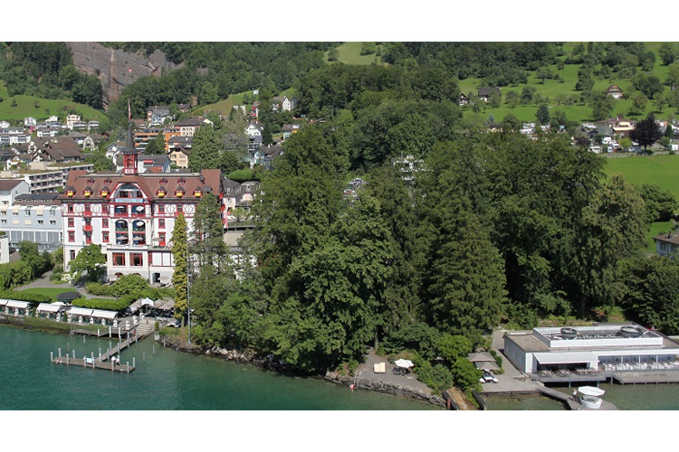 Aerial View - Hotel Vitznauerhof - Vitznau