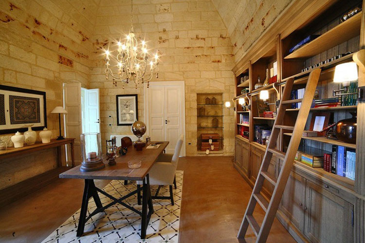 Library - Don Totu - Dimora Storica - San Cassiano