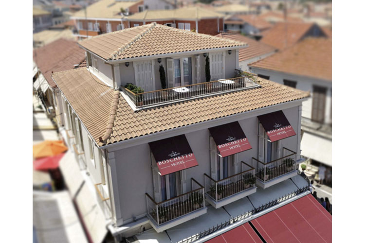 Facade - Hotel Boschetto - Leucade