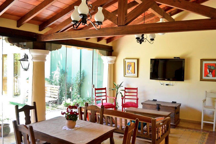 Living Room - La Casona Hotel - Asunción