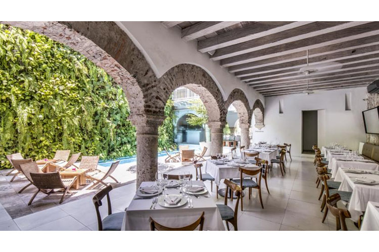 Exterior Dining Room - Nácar Hotel Cartagena - Carthagène des Indes
