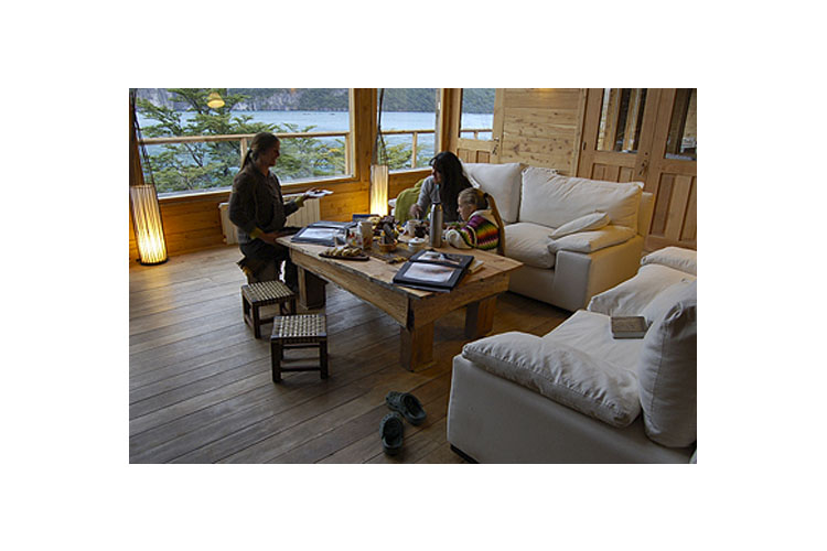 Lounge - Aguas Arriba Lodge - El Chaltén